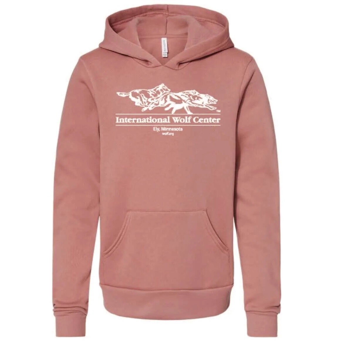 Logo Youth Hoodie Rose