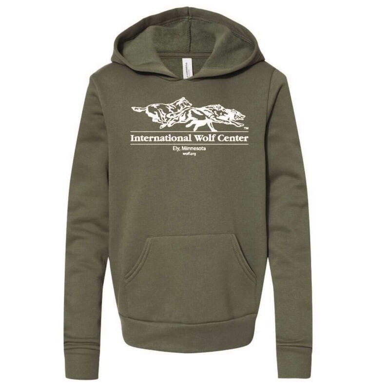 Logo Youth Hoodie Olive