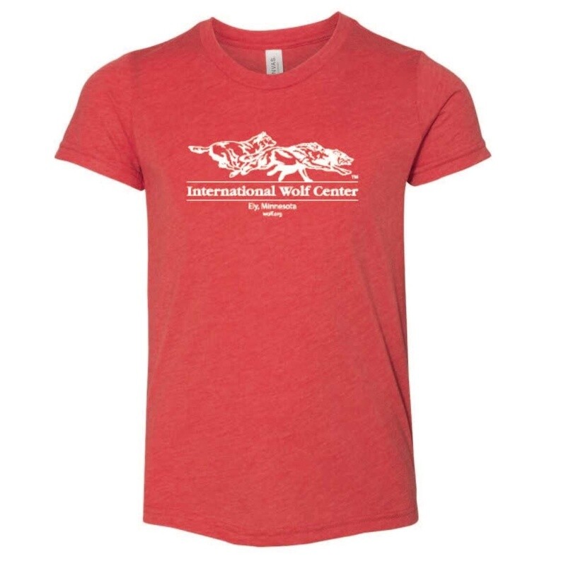 Logo Youth Tee Heather Red