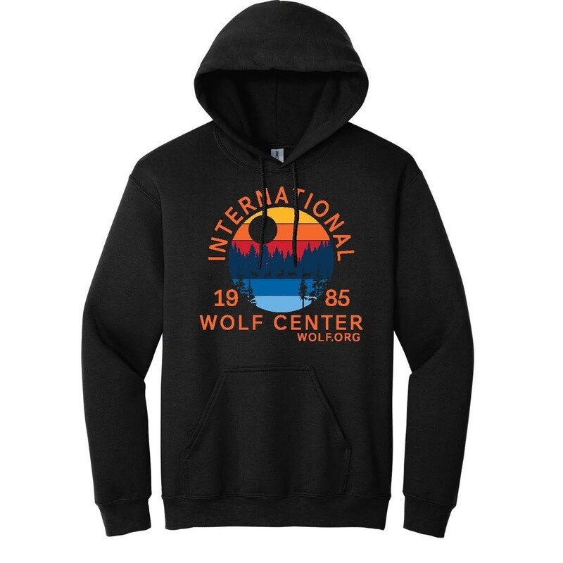Five Wolves Hoodie - Black