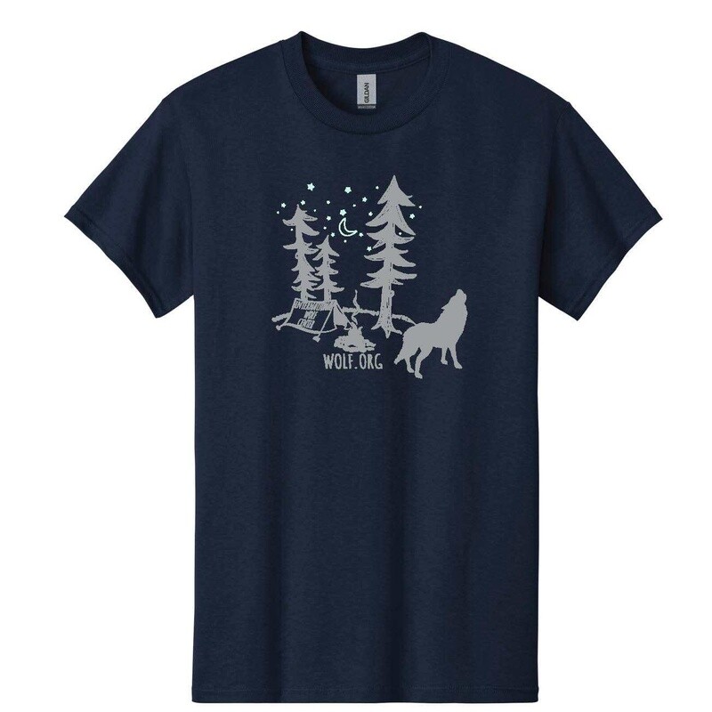 Glow-in-the-Dark Campsite Tee Navy