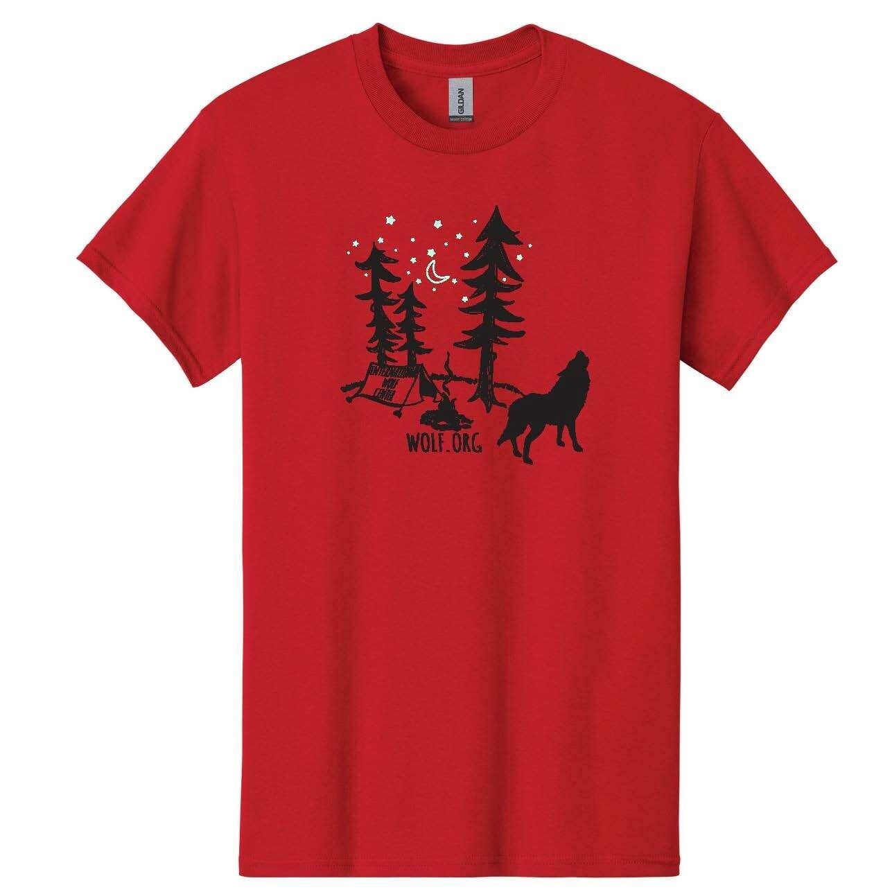 Glow-in-the-Dark Campsite Tee Red