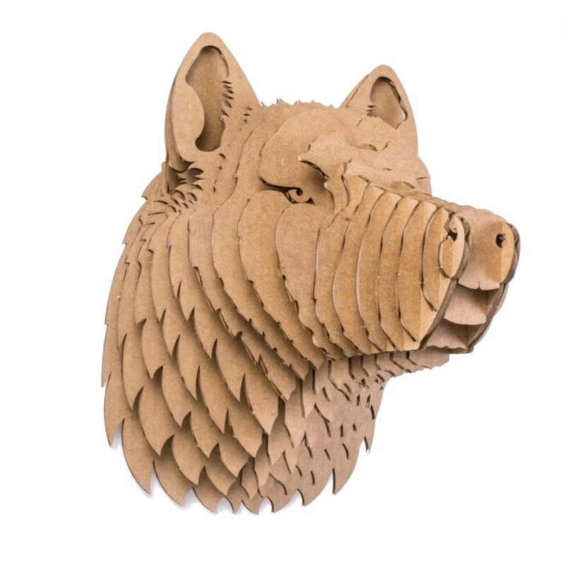 Cardboard Wolf