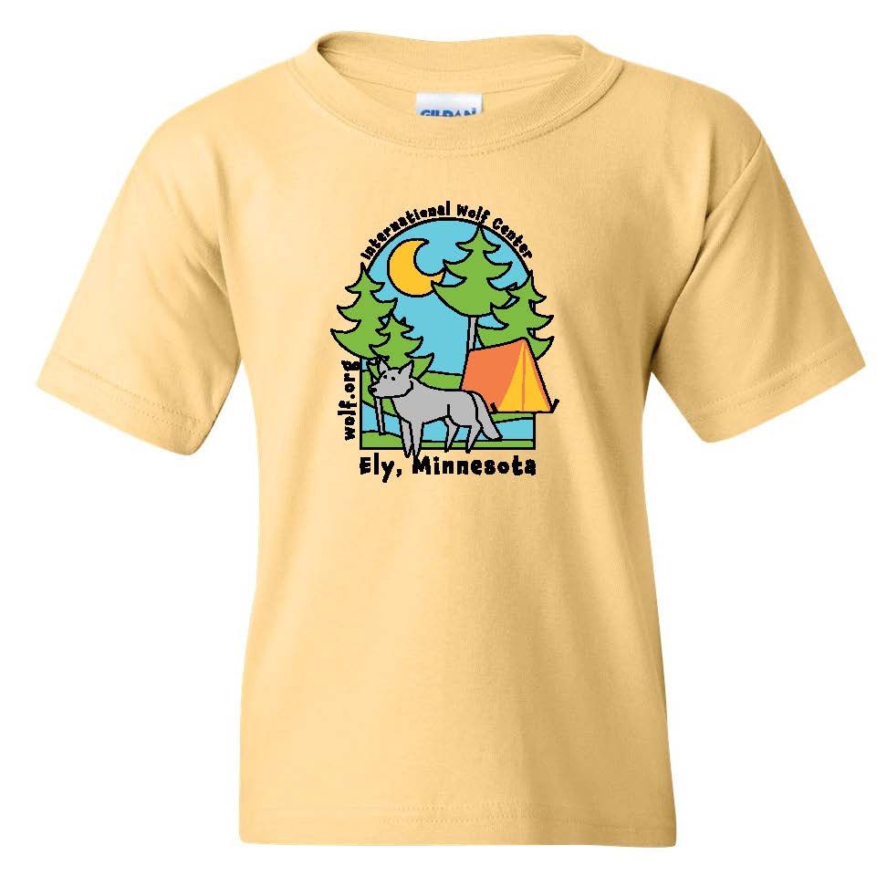 Camping Scene - Youth Yellow Heather