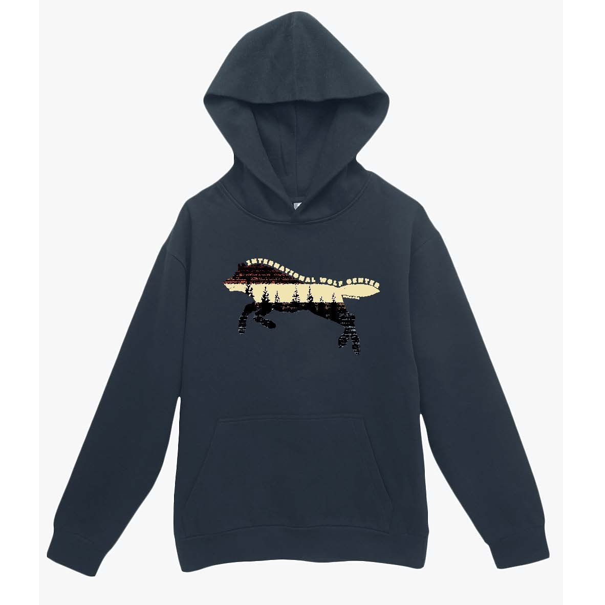 Wood Grain Silhouette Hoodie