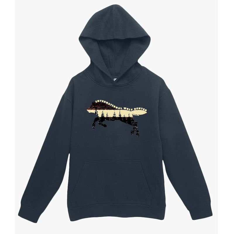 Wood Grain Silhouette Hoodie
