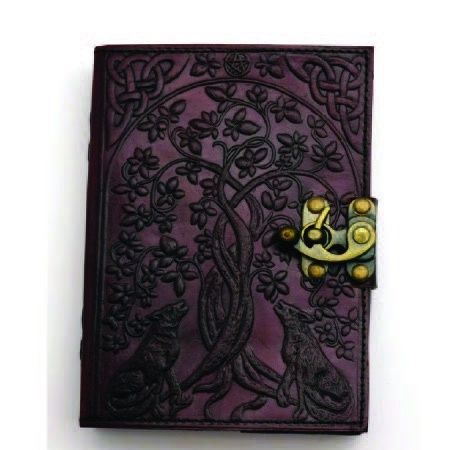 Wolves &amp; Tree of Life Leather Journal