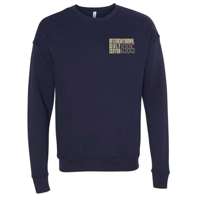 Wolf Overlay Pocket Crew Sweatshirt