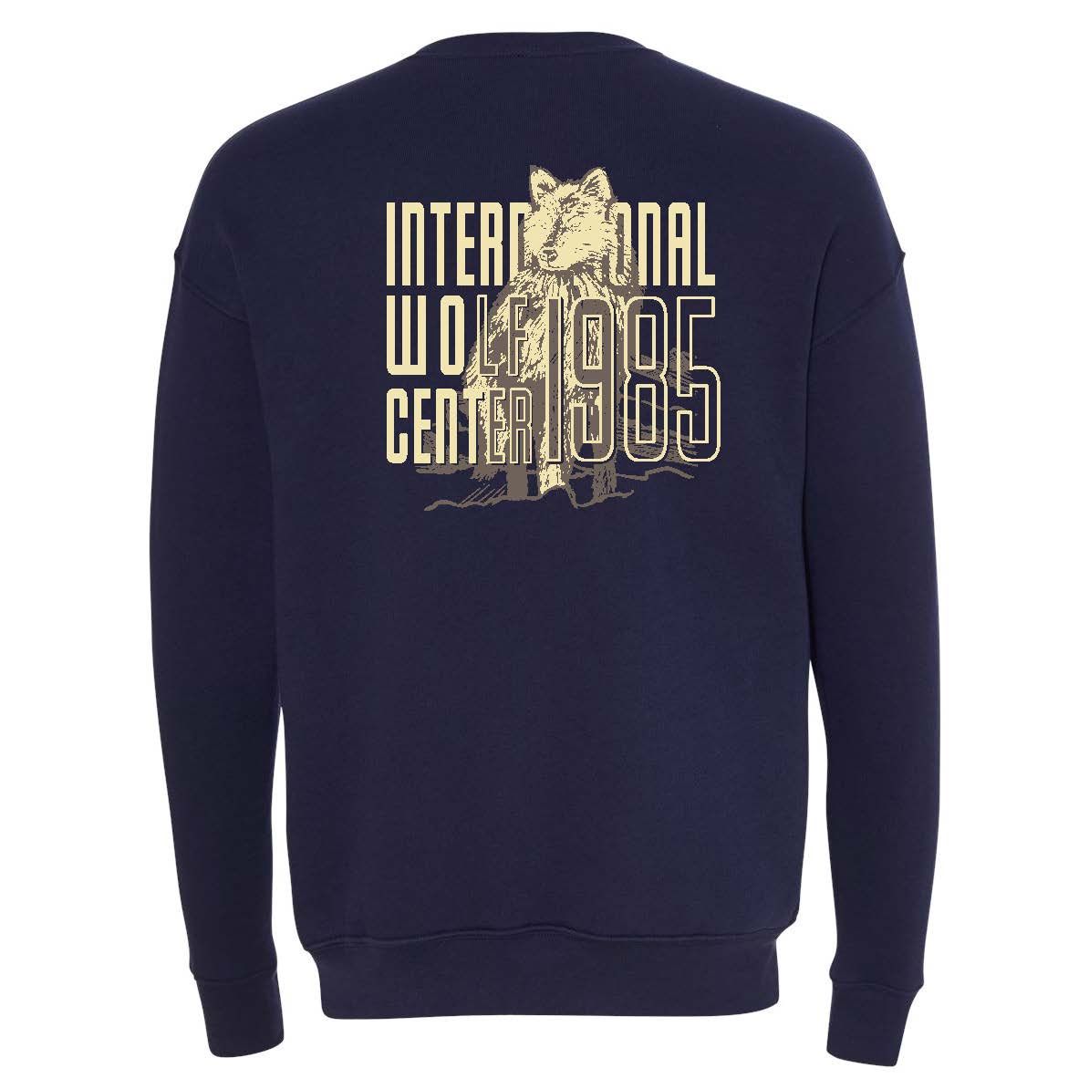 Wolf Overlay Pocket Crew Sweatshirt