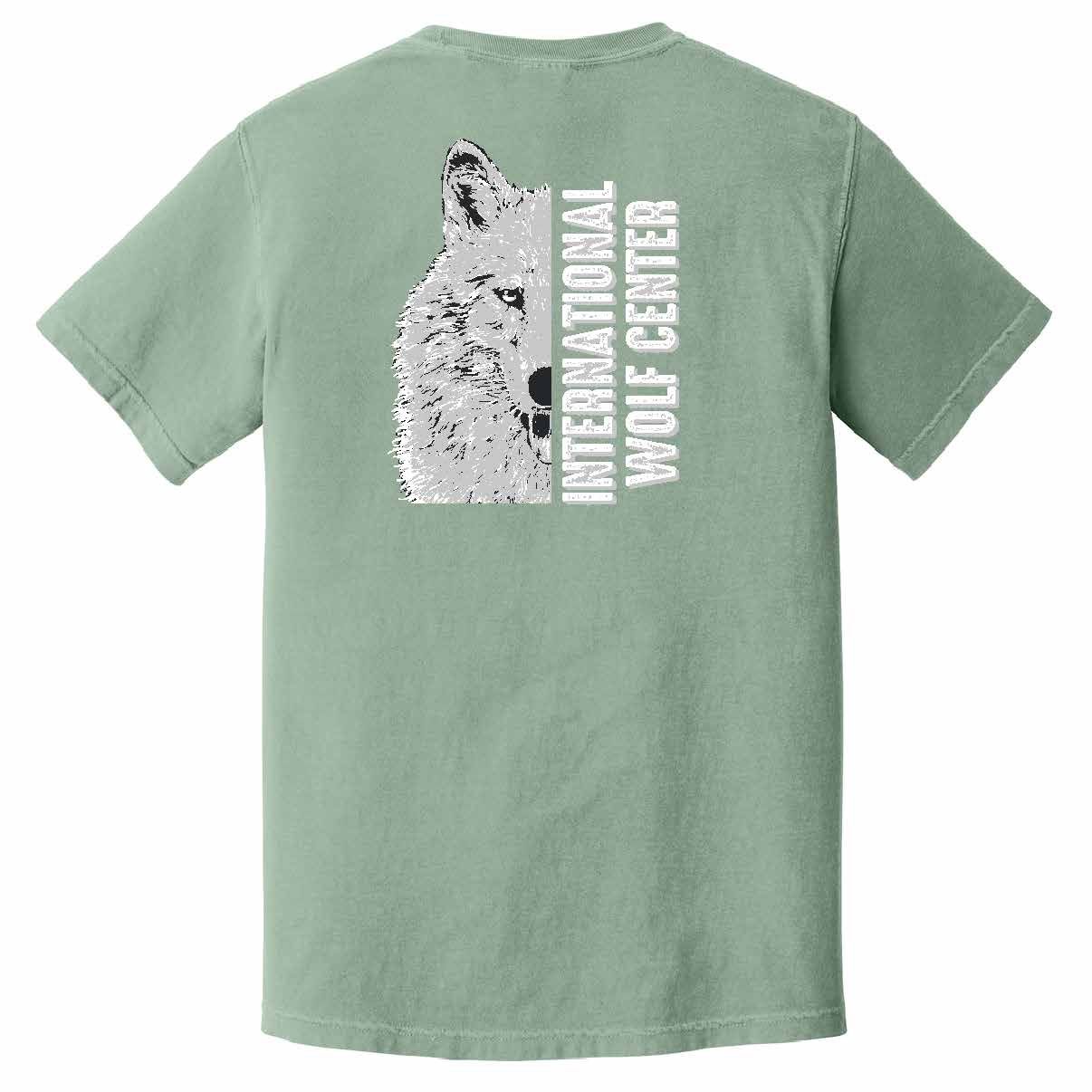 Half Face Wolf Tee