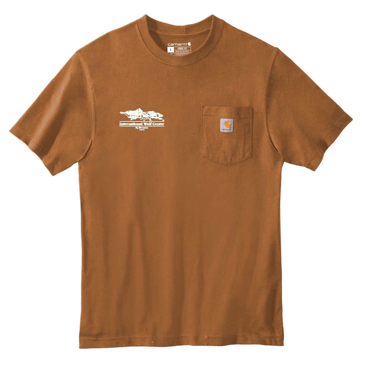 Carhartt Logo Pocket Tee - Carhartt Brown