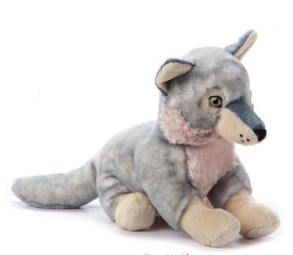 12" Earth Keeperz Grey Wolf