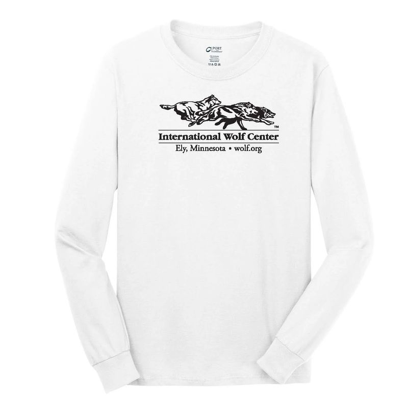 Logo Long Sleeve Tee White