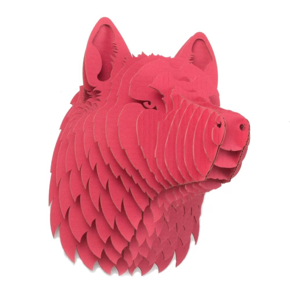 Cardboard Wolf