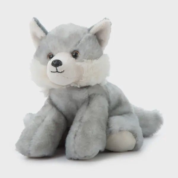 8" Wild Onez Gray Wolf