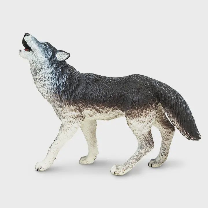 Gray Wolf Toy