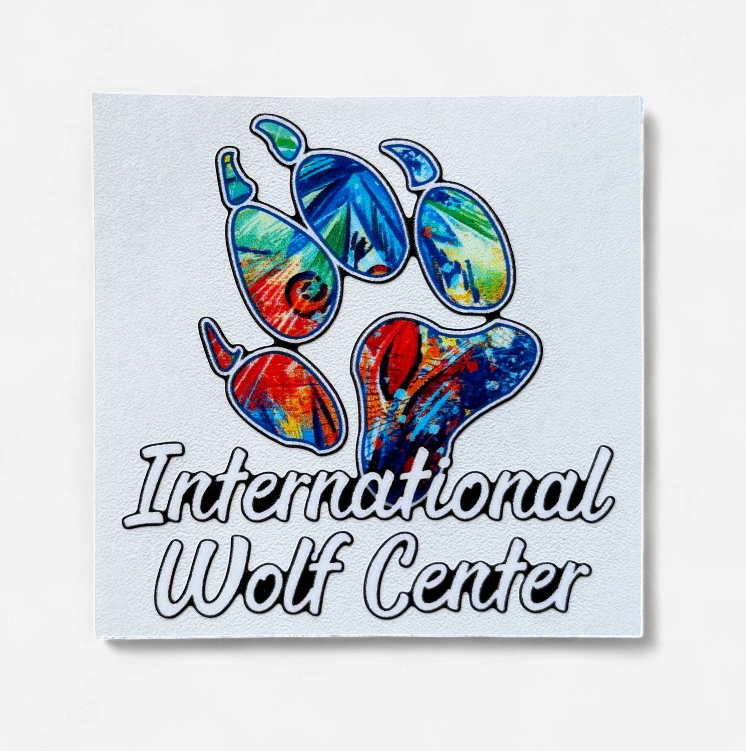 Abstract Art Wolf Paw - Mini