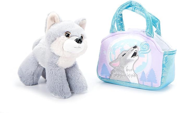 Purse &amp; Plush Wolf