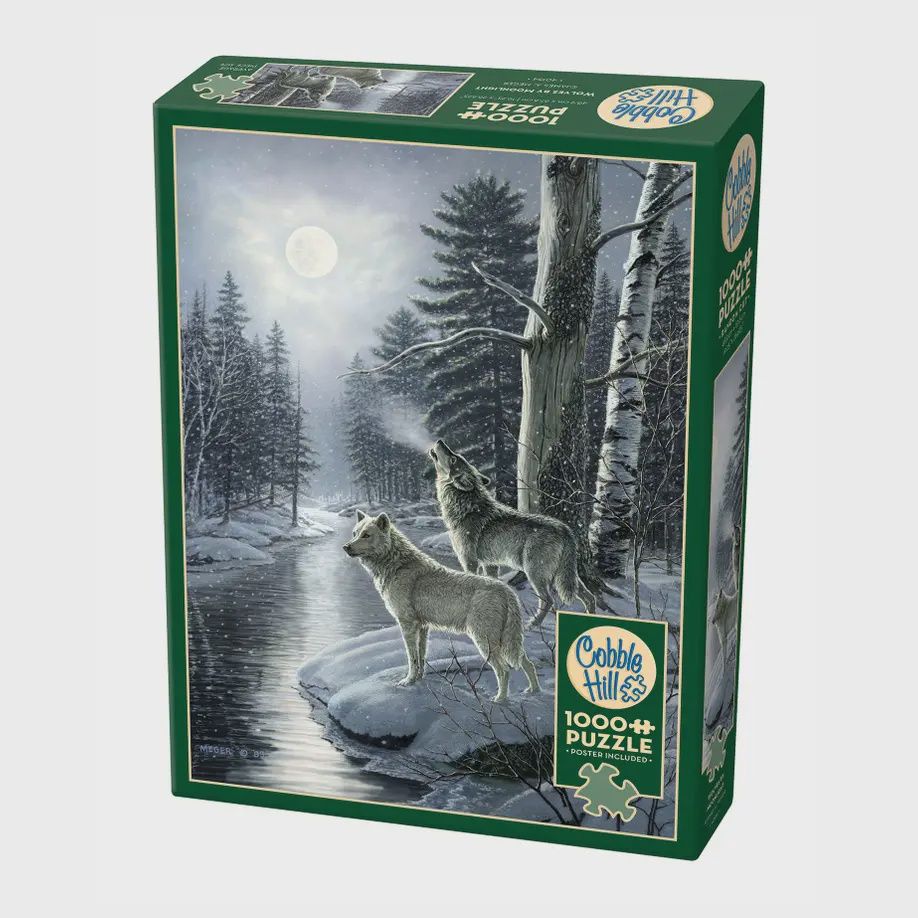 Wolves by Moonlight 1000pc puzzle