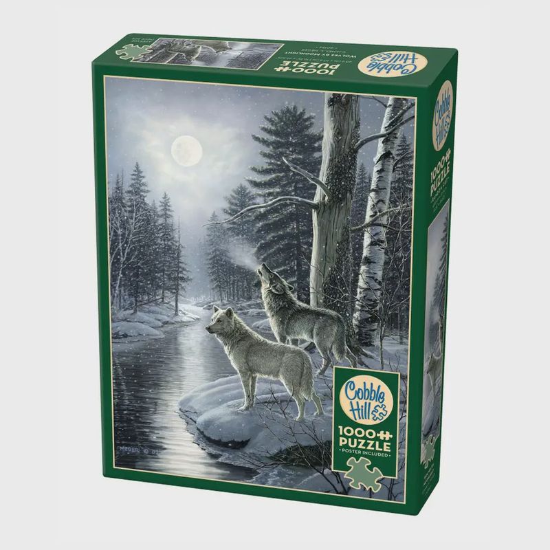 Wolves by Moonlight 1000pc puzzle