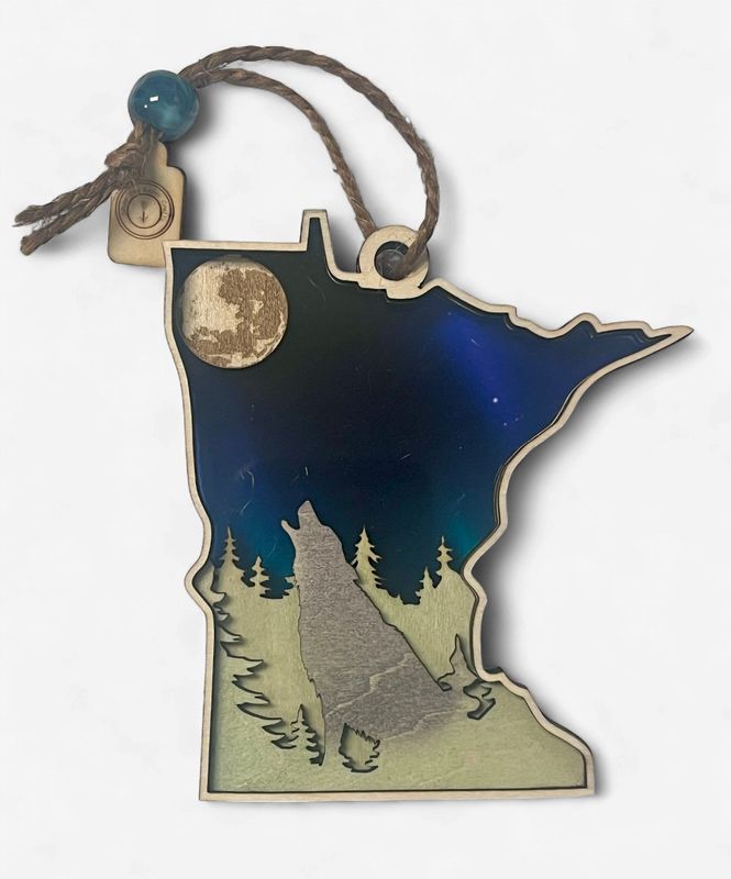 MN 3D Night Sky Ornament