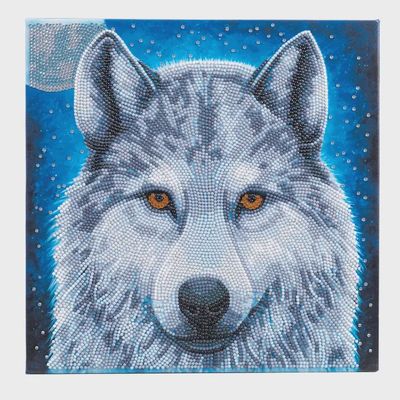 Crystal Art Kit - Moonlight Wolf