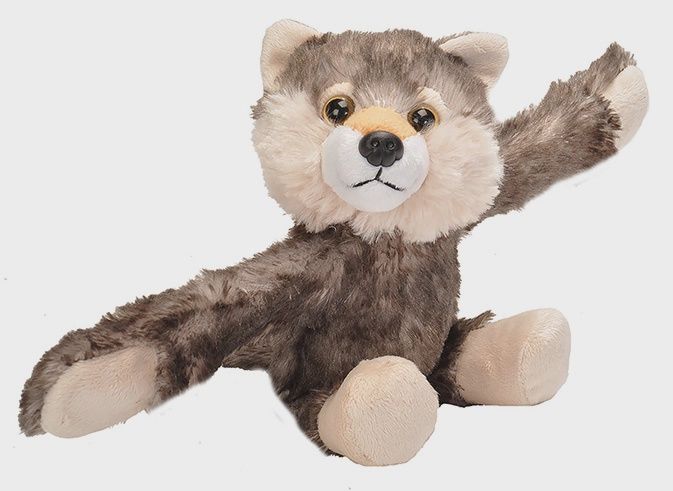 Huggers Wolf Snap Bracelet Plush 8"