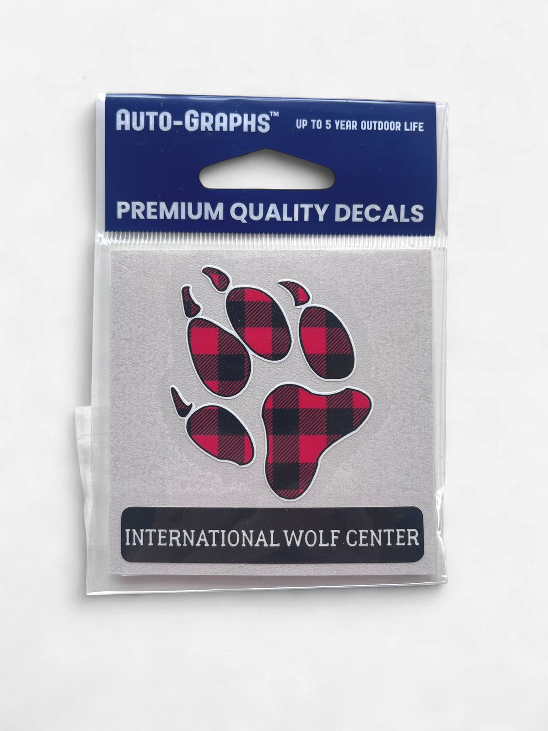 Buffalo Plaid Wolf Paw