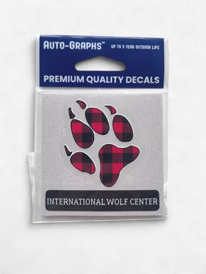 Buffalo Plaid Wolf Paw