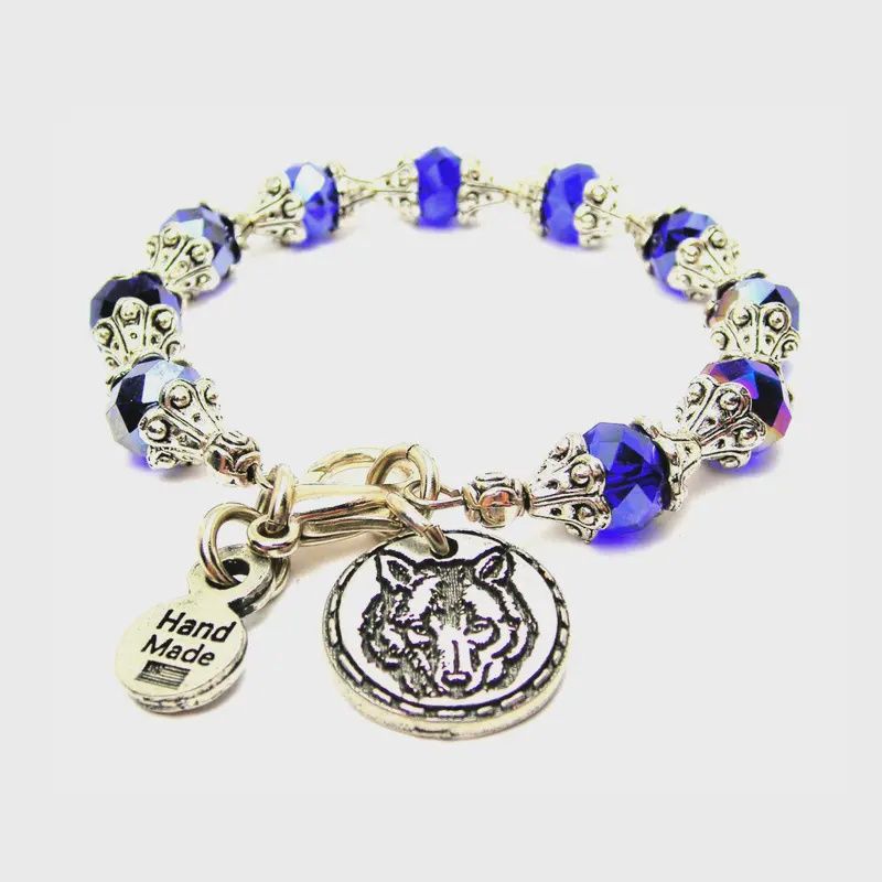 Wolf Crystal Bracelet
