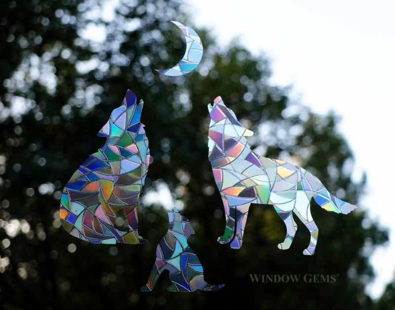 Wolf Window Clings