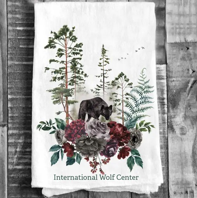 Wolf Forest Cotton Tea Towel