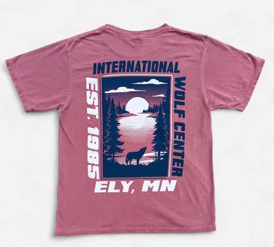 Lake Sunset Tee - Maroon