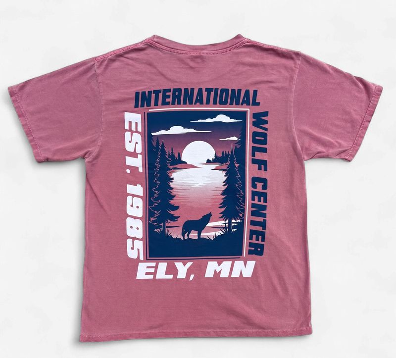 Lake Sunset Tee - Maroon