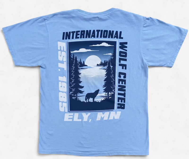 Lake Sunset Tee - Cornflower Blue