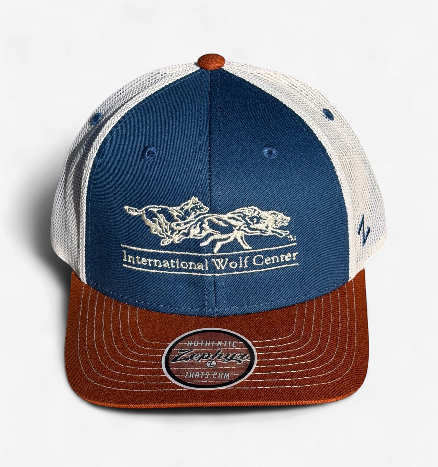 Logo Trucker Cap - Blue/Orange