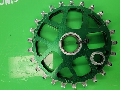 Tree Bicycle Co 25t Sprocket Green fits 22mm spindle.