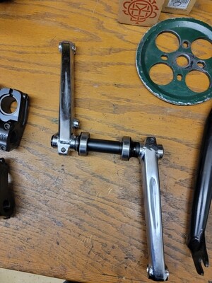 FIT Bike Co. 3 piece crank with bottom bracket 175mm arms.