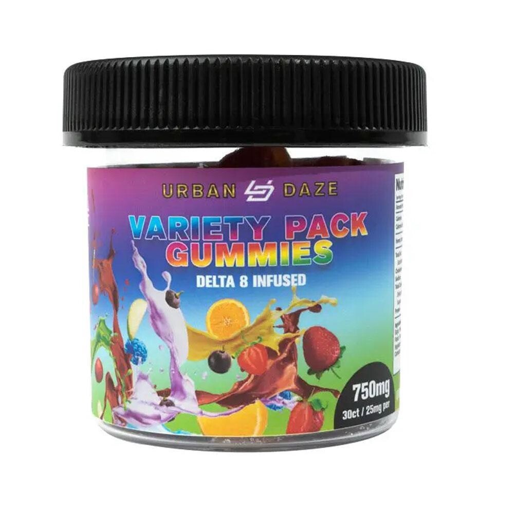 Urban Daze Delta 8 Gummies 25mg Delta 8, Variant: Variety