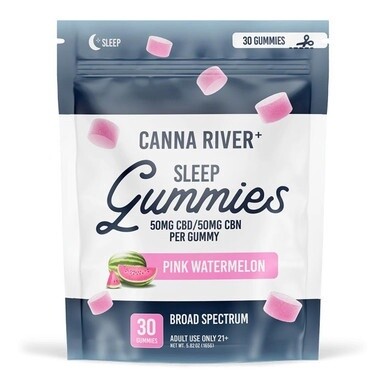 Canna River Sleep Gummies 50mg CBD 50mg CBN