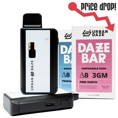 Urban Daze 3G Delta 8 Daze Bar Vape