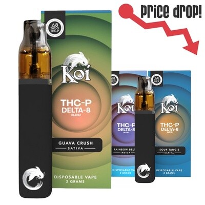 Koi Disposable Vape 2G Delta 8 + THC-P