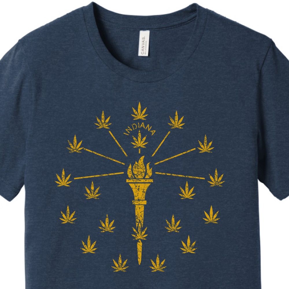 Legalize Indiana State Flag T-Shirt