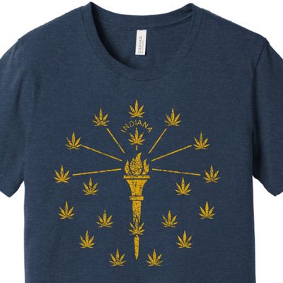 Legalize Indiana State Flag T-Shirt