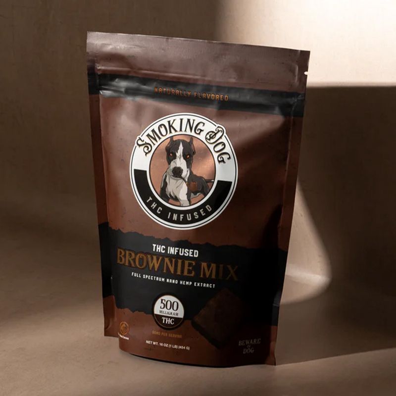 THC Infused Brownie Mix 500MG THC from Smoking Dog