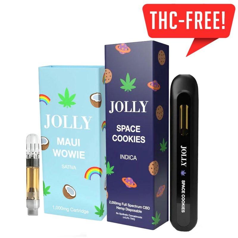 Jolly THC-Free CBD Disposable Vape with Live Resin Terpenes