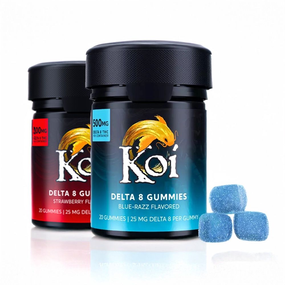 Koi Delta 8 Gummies - 25MG Delta 8 - Isolate (500MG Total)