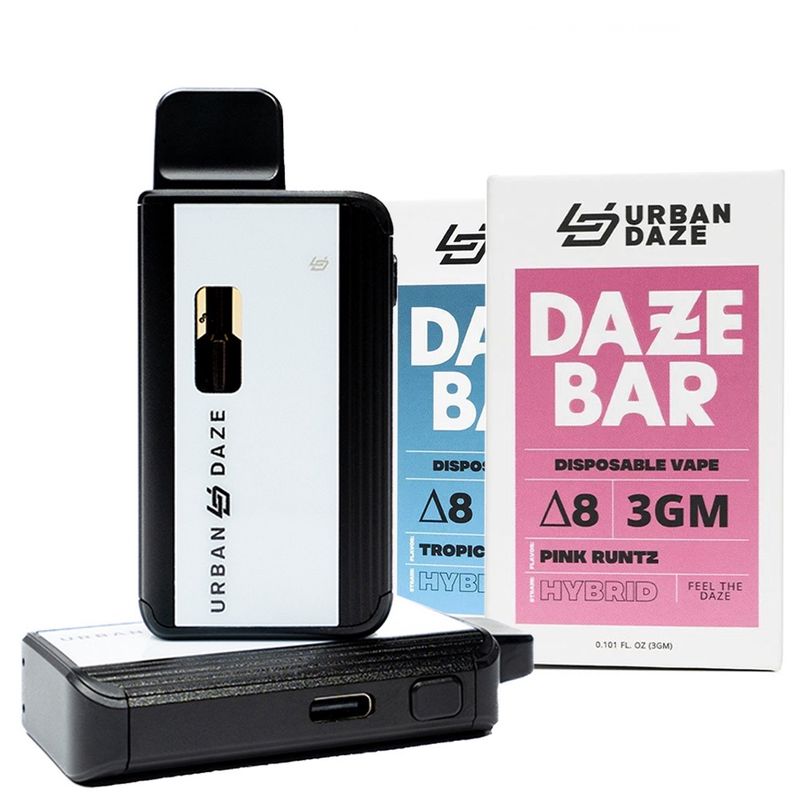 Urban Daze Bar Disposable Vape 3g Delta 8 THC
