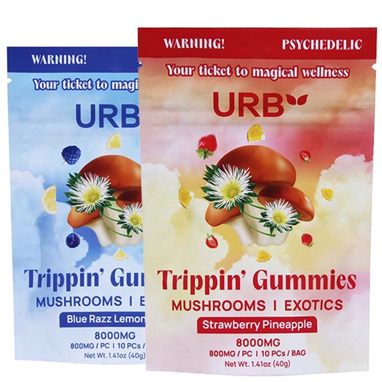 Urb Trippin’ Mushroom Gummies - 8000MG Functional Mushrooms &amp; Adaptogens Blend