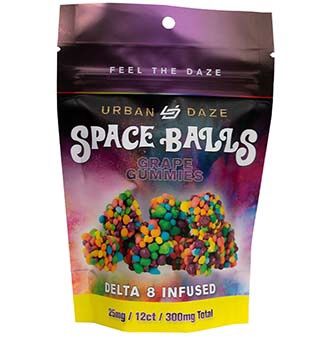 Urban Daze Spaceballs Gummies Grape Delta 8 300mg